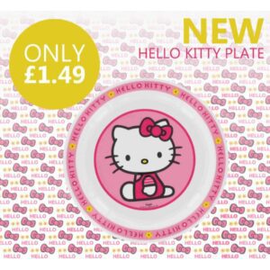 SRP:£1.49 HELLO KITTY PLATE