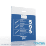 NHS Plastic Carrier Bags D10 on a white background