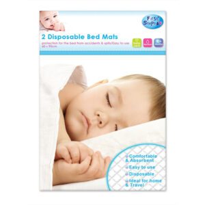 SRP:£1.99 1ST STEPS - x2 DISPOSABLE BED MATS