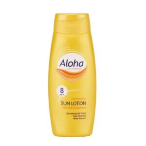 SRP:£3.49 ALOHA - 8SPF SUN LOTION 250ML