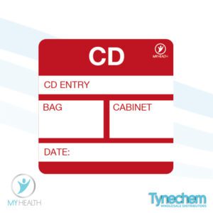 Alert Labels - CD Entry, Bag, Cabinet, and Date Sticker