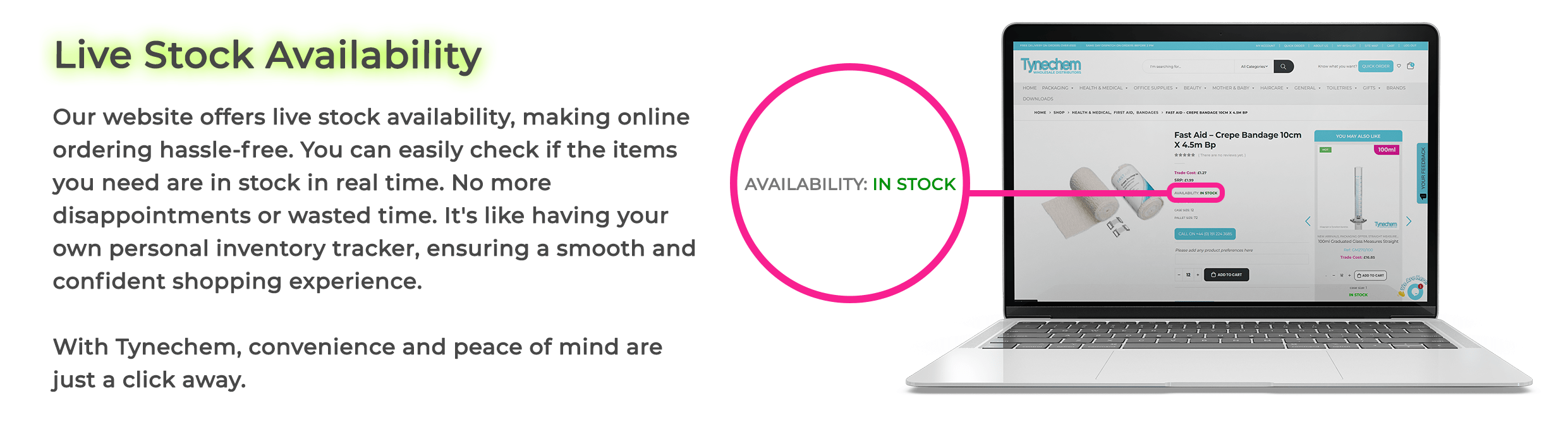 trade application laptop mockup - stock availablity-min