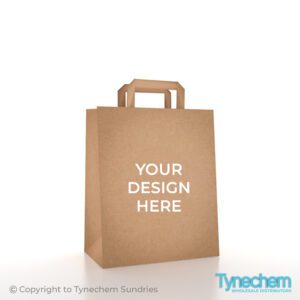 BAGS – PAPER TAPE BROWN KRAFT 80gsm – MEDIUM