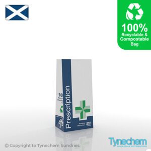 BAGS - NHS SCOTLAND PRESCRIPTION 5x3.5x9.75"