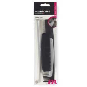 SRP:£2.10 MANICARE - FAMILY PACK COMBS
